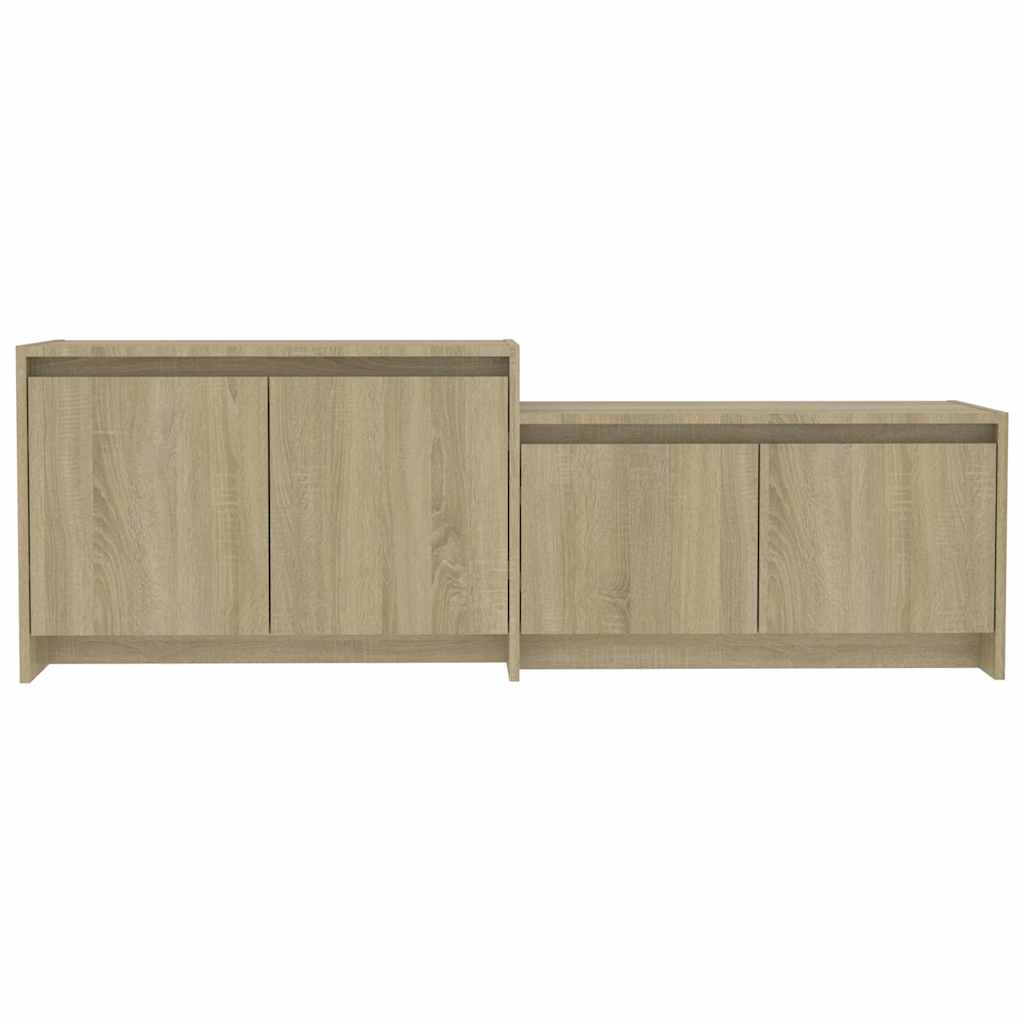 TV Cabinet Sonoma Oak 146,5x35x50 cm Engineered Wood
