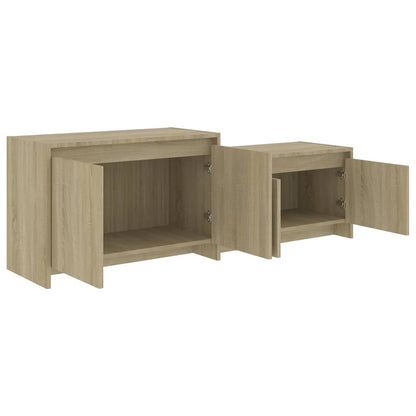 TV Cabinet Sonoma Oak 146,5x35x50 cm Engineered Wood