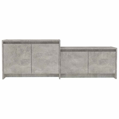 TV Cabinet Concrete Grey 146,5x35x50 cm Engineered Wood