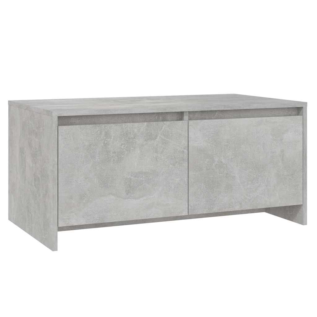 Coffee Table Concrete Grey 90x50x41,5 cm Engineered Wood