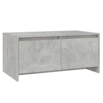 Coffee Table Concrete Grey 90x50x41,5 cm Engineered Wood