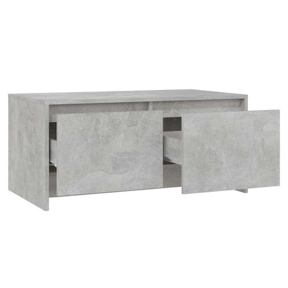 Coffee Table Concrete Grey 90x50x41,5 cm Engineered Wood