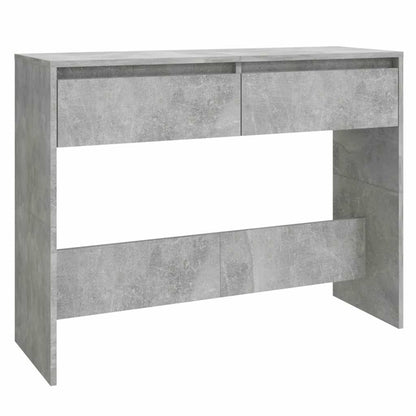 Console Table Concrete Grey 100x35x76,5 cm Engineered Wood