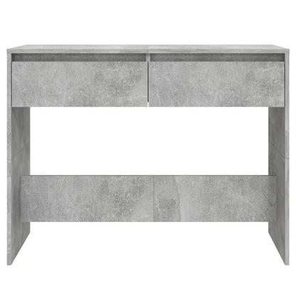 Console Table Concrete Grey 100x35x76,5 cm Engineered Wood