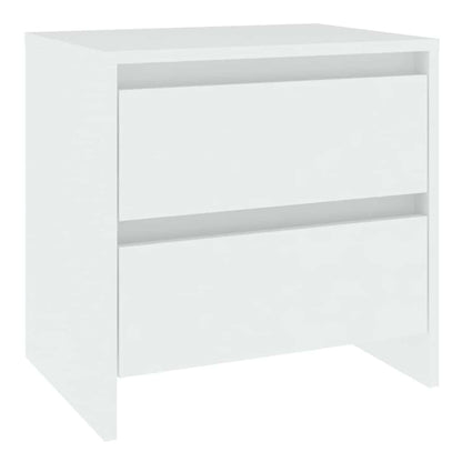 809846 vidaXL Bedside Cabinets 2 pcs White 45x34,5x44,5 cm Engineered Wood