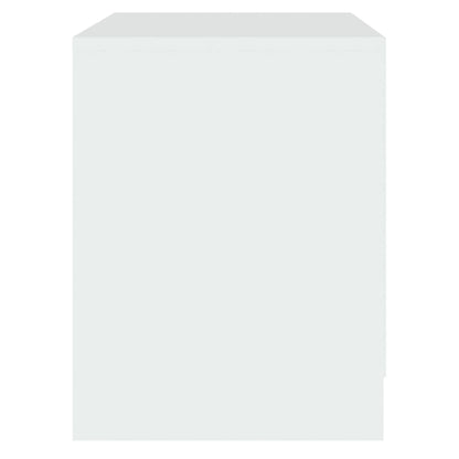 Bedside Cabinets 2 pcs White 45x34.5x44.5 cm Engineered Wood
