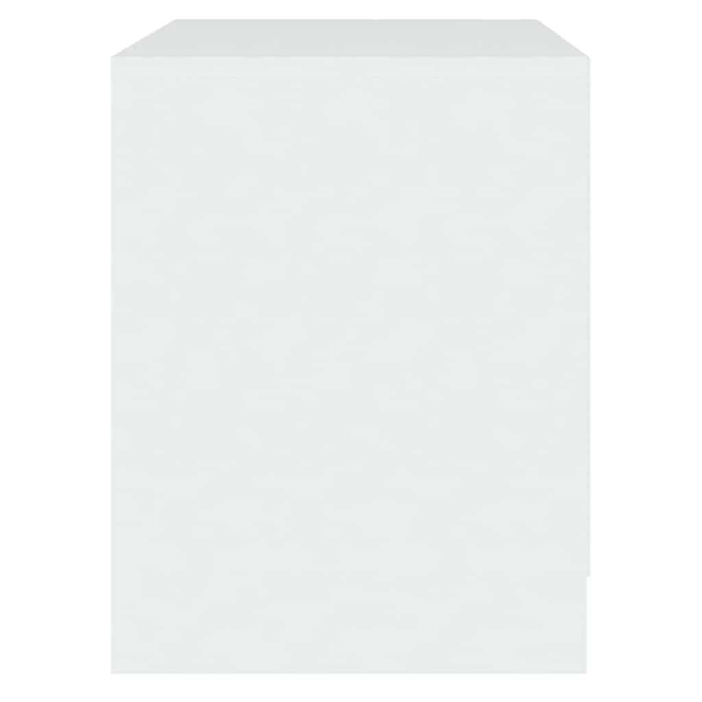 809846 vidaXL Bedside Cabinets 2 pcs White 45x34,5x44,5 cm Engineered Wood