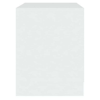 809846 vidaXL Bedside Cabinets 2 pcs White 45x34,5x44,5 cm Engineered Wood