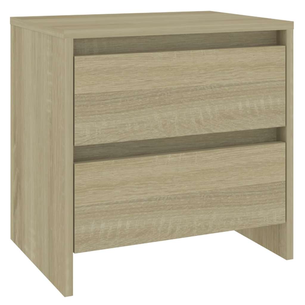 Bedside Cabinets 2 pcs Sonoma Oak 45x34.5x44.5 cm