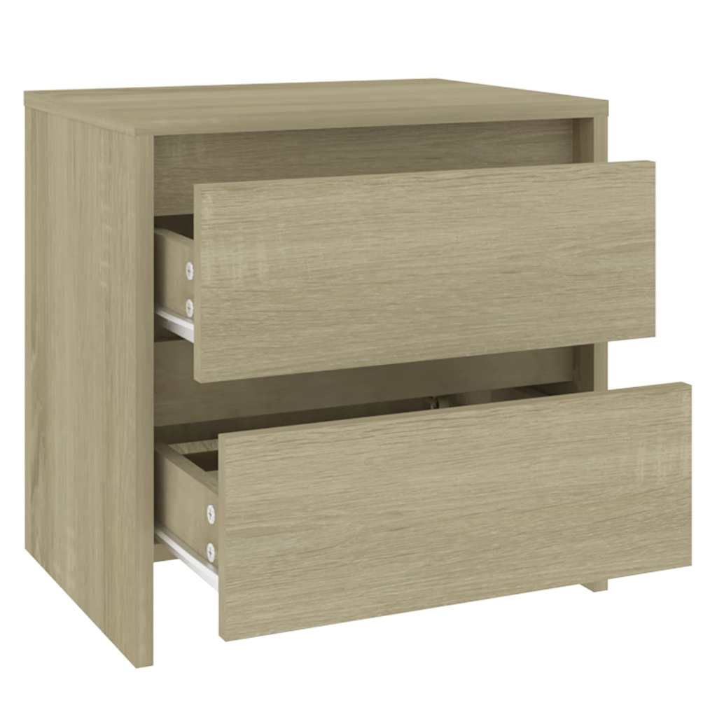 Bedside Cabinets 2 pcs Sonoma Oak 45x34.5x44.5 cm