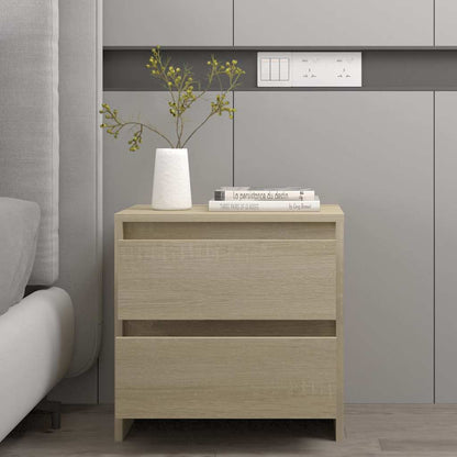 Bedside Cabinets 2 pcs Sonoma Oak 45x34.5x44.5 cm