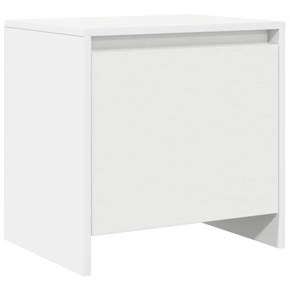 Bedside Cabinets 2 pcs White 45x34x44,5 cm Engineered Wood