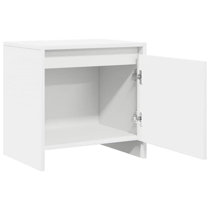 Bedside Cabinets 2 pcs White 45x34x44,5 cm Engineered Wood
