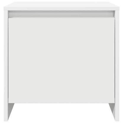 Bedside Cabinets 2 pcs White 45x34x44,5 cm Engineered Wood