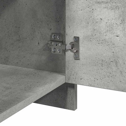 Bedside Cabinet Concrete Grey 45x34x44.5 cm Engineered Wood