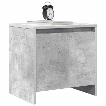 Bedside Cabinets 2 pcs Concrete Grey 45x34x44.5 cm Engineered Wood