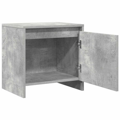 Bedside Cabinets 2 pcs Concrete Grey 45x34x44.5 cm Engineered Wood