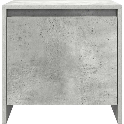 Bedside Cabinets 2 pcs Concrete Grey 45x34x44.5 cm Engineered Wood