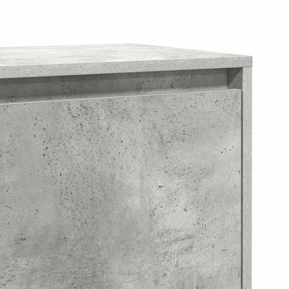 Bedside Cabinets 2 pcs Concrete Grey 45x34x44.5 cm Engineered Wood