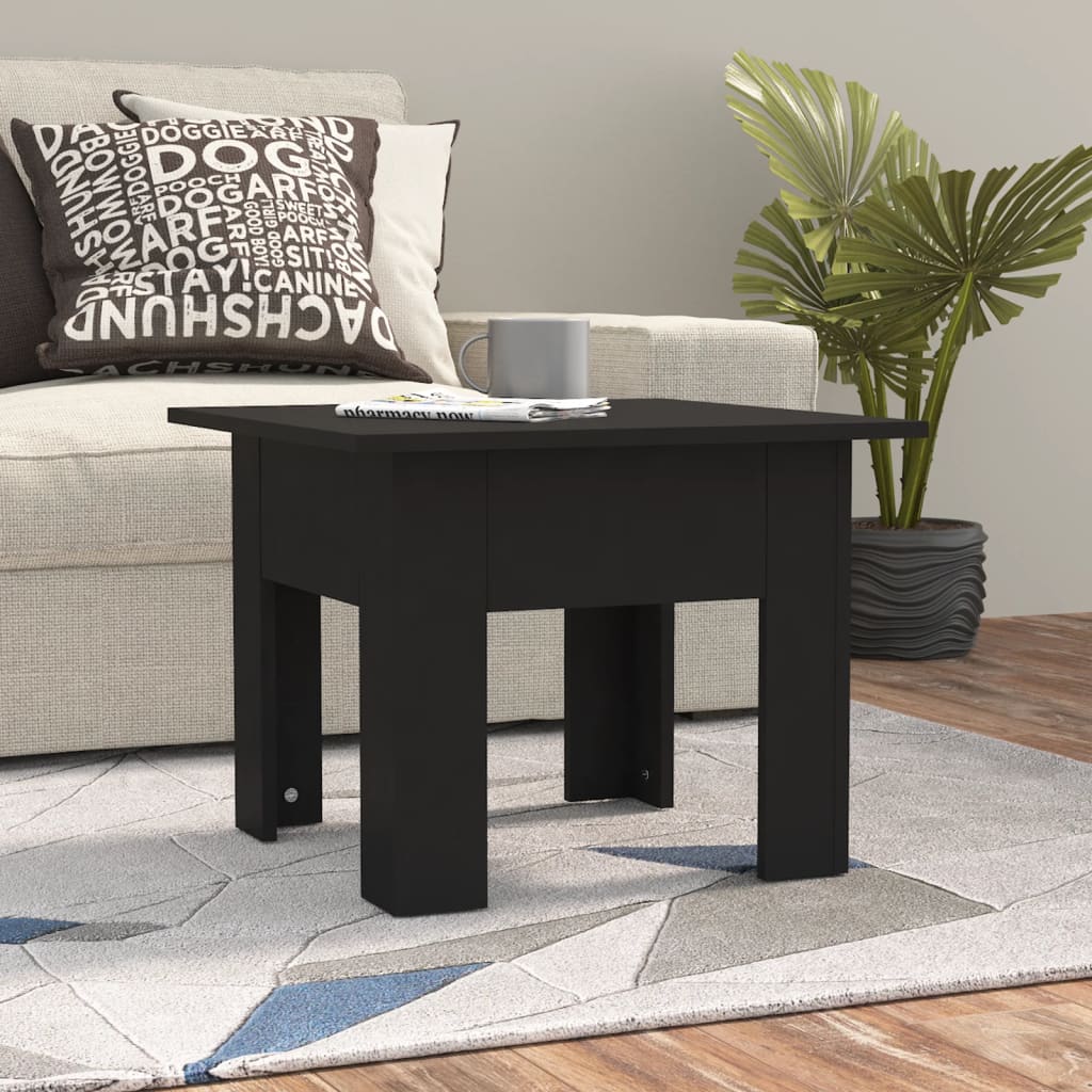 Coffee Table | Black | Engineered Wood | Medium | Simple | Coffee Table
