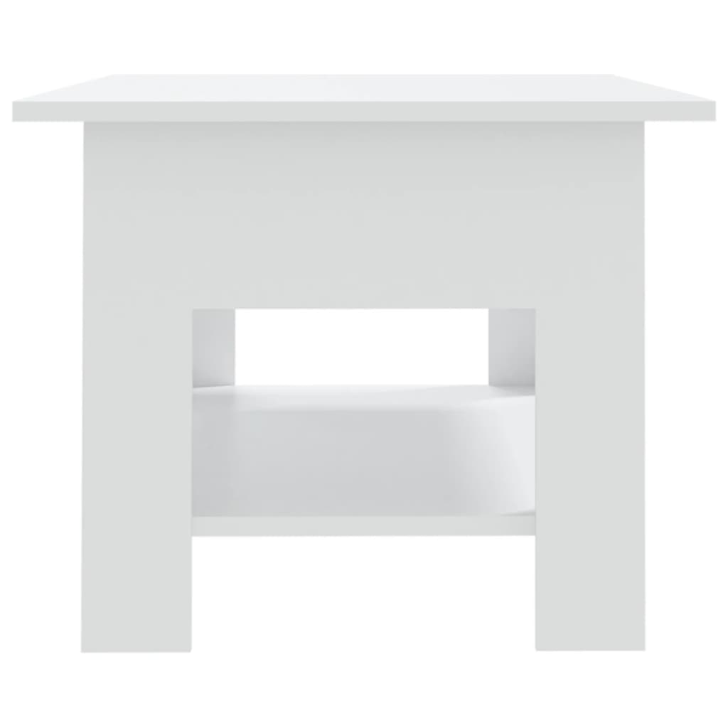 810253 vidaXL Coffee Table White 102x55x42 cm Engineered Wood