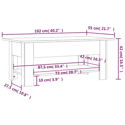 Coffee Table | Black | Engineered wood | Medium | Coffee Table