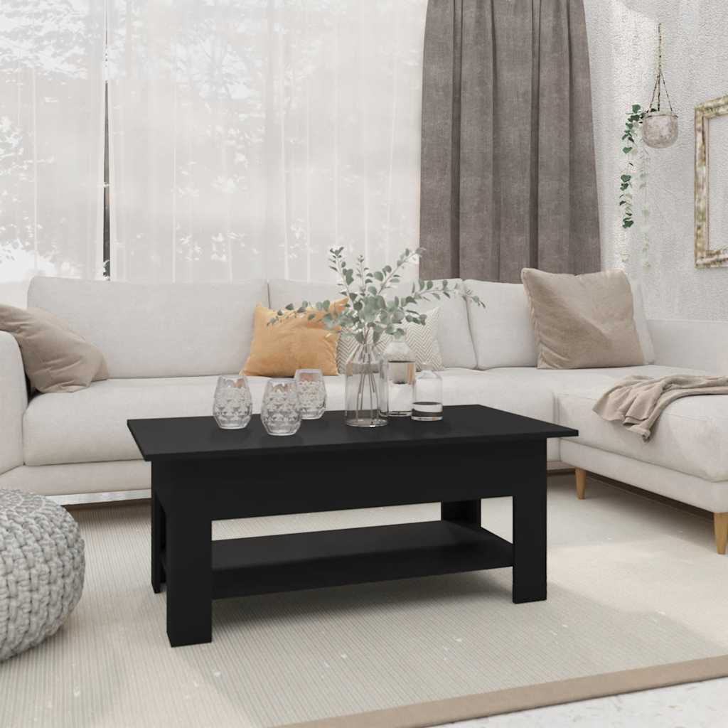 Coffee Table | Black | Engineered wood | Medium | Coffee Table
