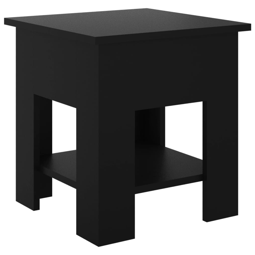 Coffee Table | Black | Engineered Wood | Small | Coffee Table | Square