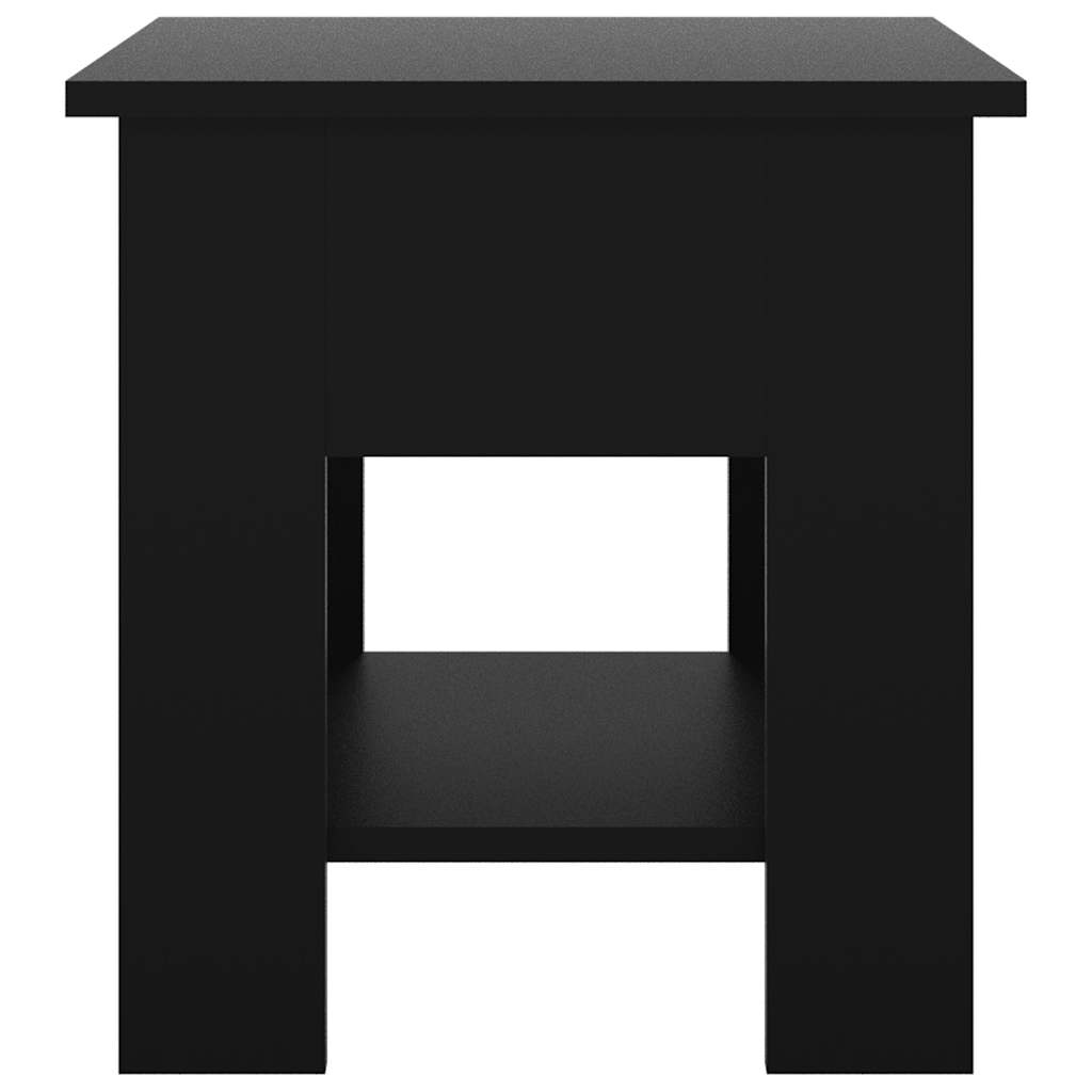 Coffee Table | Black | Engineered Wood | Small | Coffee Table | Square