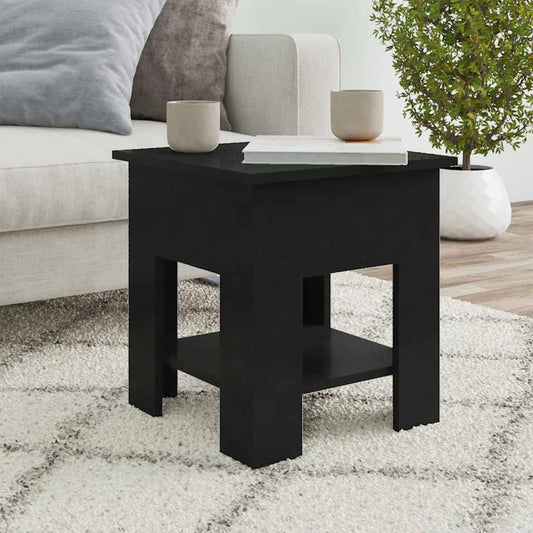 Coffee Table | Black | Engineered Wood | Small | Coffee Table | Square