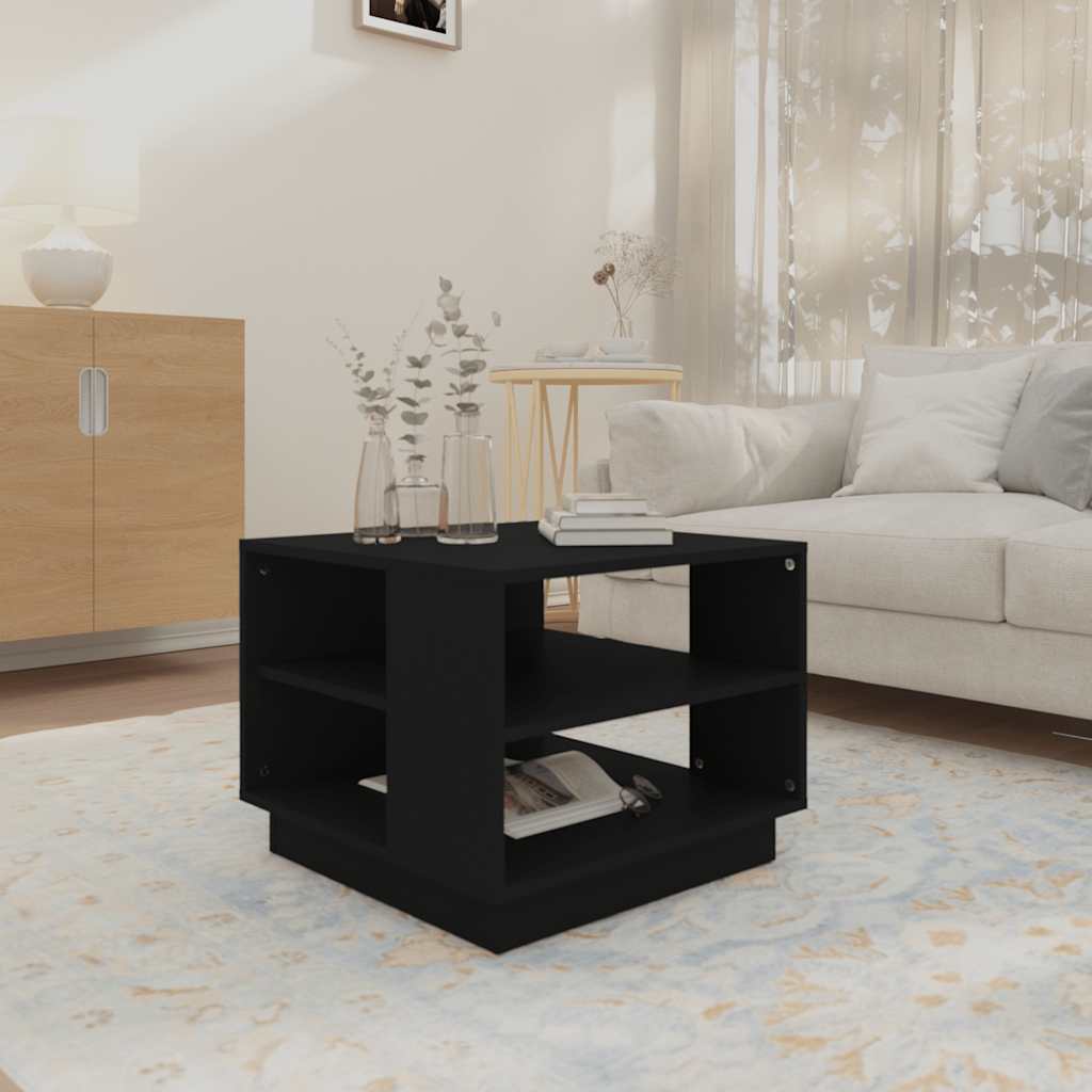 Coffee Table | Black | Engineered wood | Small | Coffee Table | Square