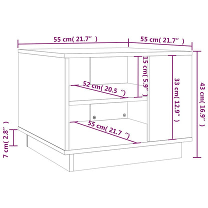 Coffee Table | Black | Engineered wood | Small | Coffee Table | Square
