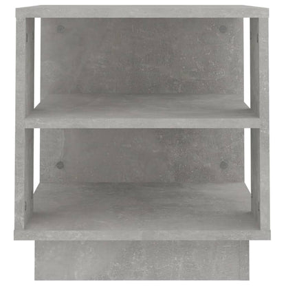 Coffee Table Concrete Grey 40x40x43 cm Engineered Wood