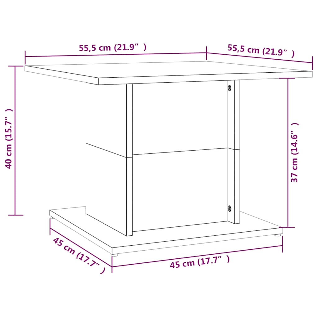 Coffee Table | Black | Engineered wood | Medium | Coffee Table