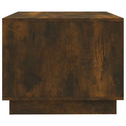 Coffee Table Smoked Oak 102,5x55x44 cm Engineered Wood