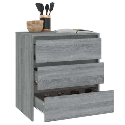 Sideboard Grey Sonoma 70x41x75 cm Engineered Wood