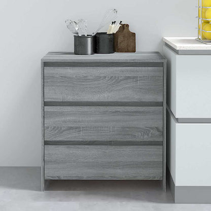 Sideboard Grey Sonoma 70x41x75 cm Engineered Wood
