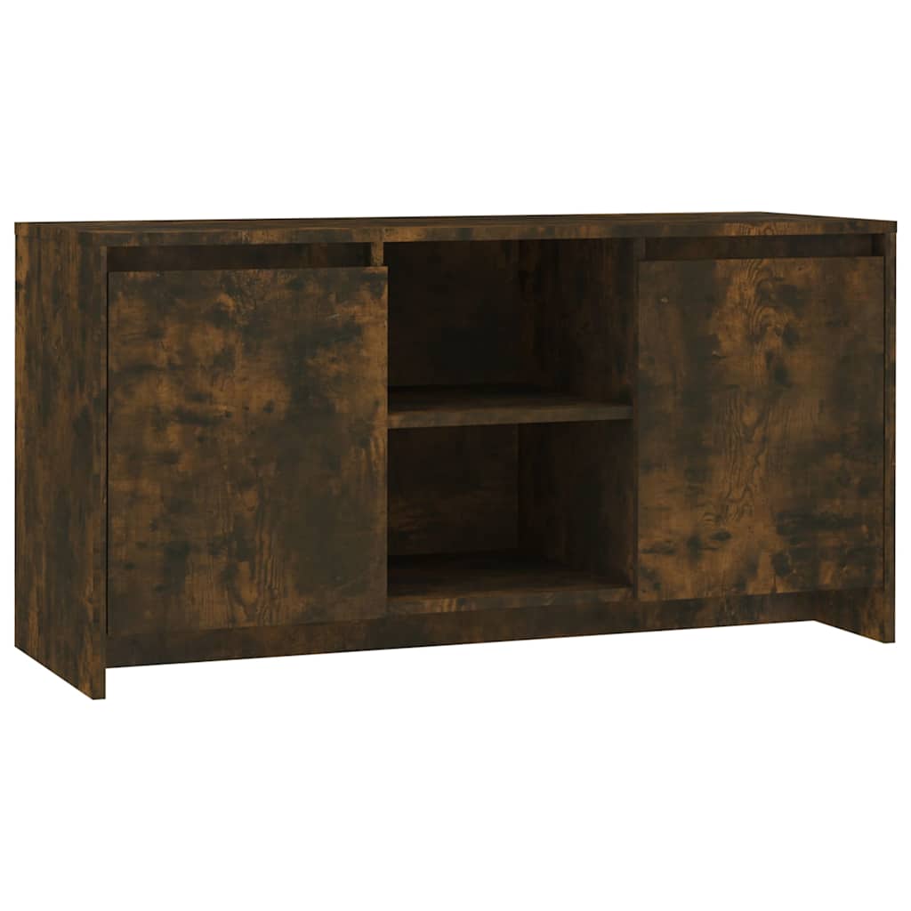 TV Cabinet Smoked Oak 102x37,5x52,5 cm Engineered Wood