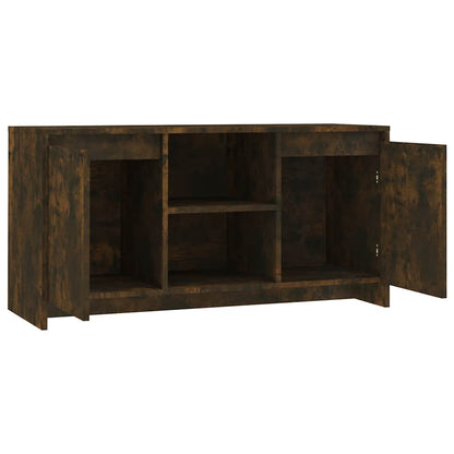TV Cabinet Smoked Oak 102x37,5x52,5 cm Engineered Wood