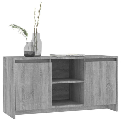 TV Cabinet Grey Sonoma 102x37,5x52,5 cm Engineered Wood