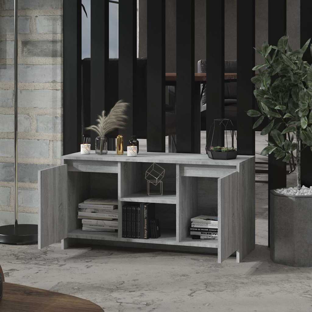 TV Cabinet Grey Sonoma 102x37,5x52,5 cm Engineered Wood