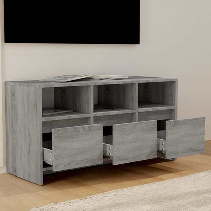 TV Cabinet Grey Sonoma 102x37,5x52,5 cm Engineered Wood