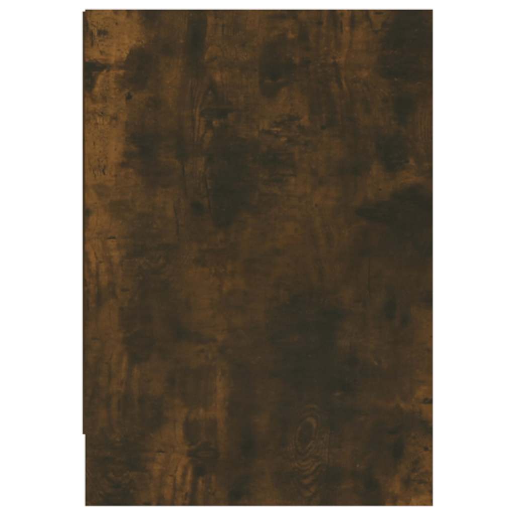 TV Cabinet Smoked Oak 146,5x35x50 cm Engineered Wood