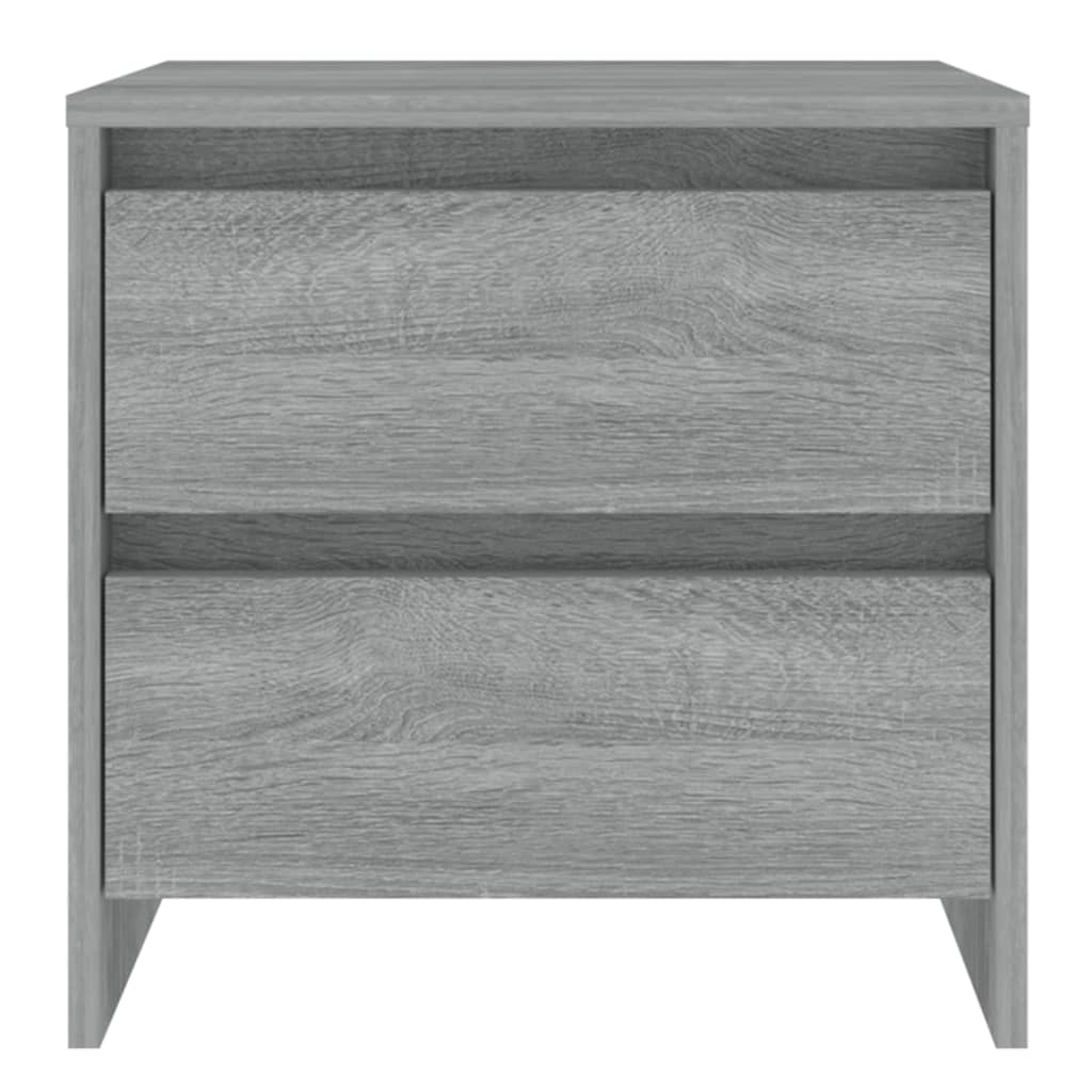 Bedside Cabinet Grey Sonoma 45x34.5x44.5 cm Engineered Wood