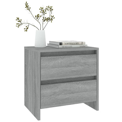 Bedside Cabinet Grey Sonoma 45x34.5x44.5 cm Engineered Wood