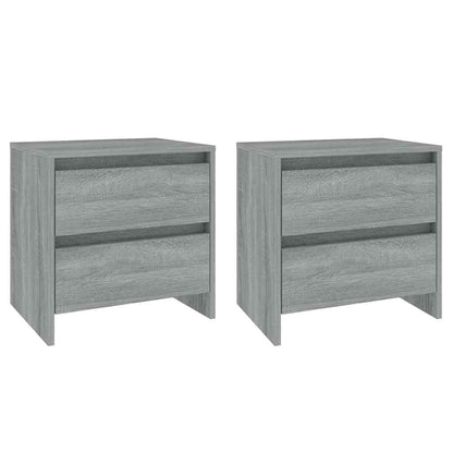 Bedside Cabinets 2 pcs Grey Sonoma 45x34.5x44.5 cm