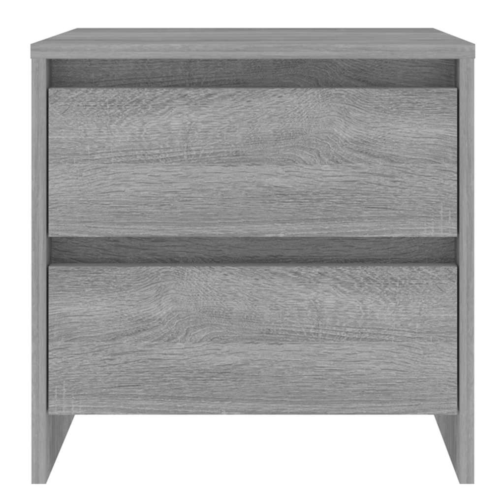 Bedside Cabinets 2 pcs Grey Sonoma 45x34.5x44.5 cm