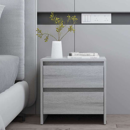 Bedside Cabinets 2 pcs Grey Sonoma 45x34.5x44.5 cm