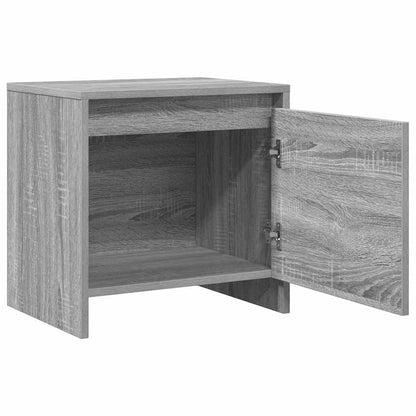 Bedside Cabinet Grey Sonoma 45x34x44.5 cm Engineered Wood
