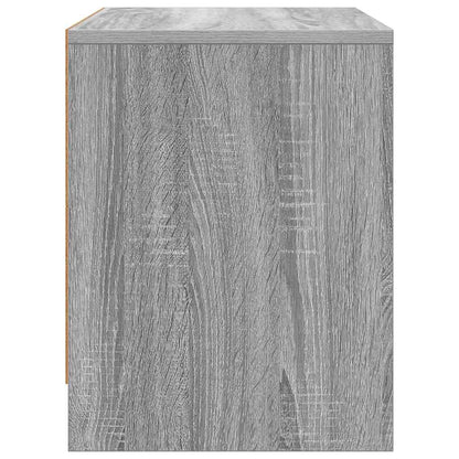 Bedside Cabinet Grey Sonoma 45x34x44.5 cm Engineered Wood